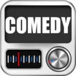 comedy radio android application logo